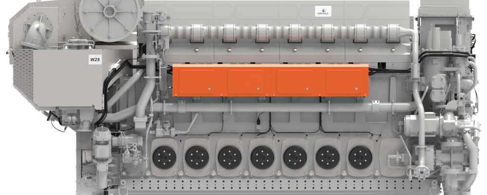 Wärtsilä-motor. Pressbild.