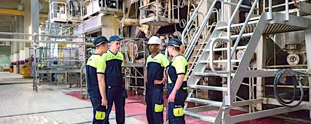 AFT:s MaxEdge150-raffinör har installerats vid Essitys bruk i Mannheim. Foto: Essity