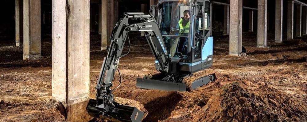 Till skillnad från dieselversionen saknar HX19e motorolja, bränslefilter och luftfilter, vilket innebär lägre underhållskostnader. Bild: Hyundai