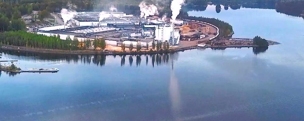 Nämnden för byggnads- och miljöfrågor i Nyslott behandlade ärendet under sommaren och gjorde klart att man förväntade sig alternativa lösningar från företaget. I sitt yttrande betonade nämnden att en utfyllnad av vattenområdet skulle kunna påverka både vattenkvaliteten och saimenvikarens möjligheter att häcka.
– Att fylla ut vattenområdet skulle påverka exempelvis vattenkvaliteten och saimenvikarens häckning, stod det i nämndens utlåtande. Foto: Metsä Group
