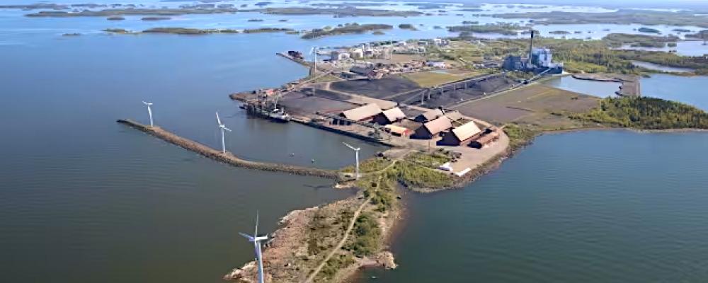 Tahkoluoto vann den hårda konkurrensen om placeringen av vanadiinanläggningen i slutet av förra året. Foto: Björneborgs hamn Ab.