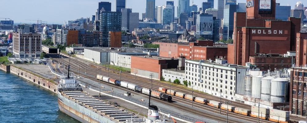 En del av hamnen i Montreal, Kanada. Foto: André Chivinski from Sherbrooke/Wikimedia Commons