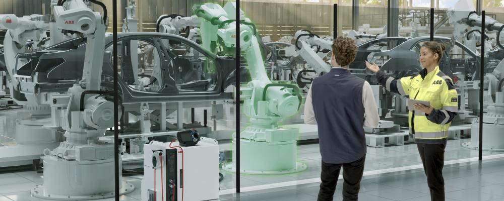 Det finns över fyra miljoner industrirobotar i drift över hela världen, enligt International Federation of Robotics (IFR) och automationen expanderar till nya sektorer. Därför är det är ”av största vikt” att minska miljöpåverkan från robotsystemen, framhåller ABB. Foto: ABB