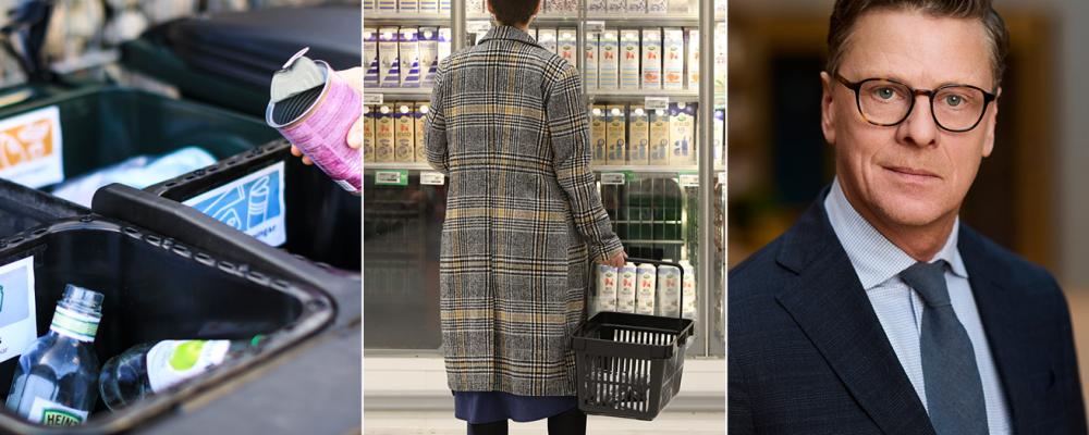 T.h., Carl Eckerdal, chefekonom på Livsmedelsföretagen, som är en bransch- och arbetsgivareorganisation.  Bild: Livsmedelsföretagen