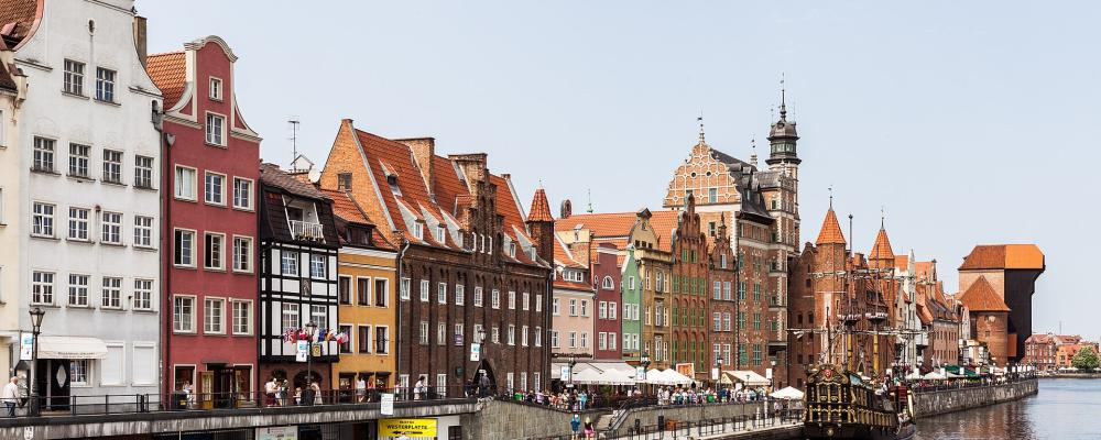 Gdansk i norra Polen. Foto: Diego Delso/Wikimedia Commons