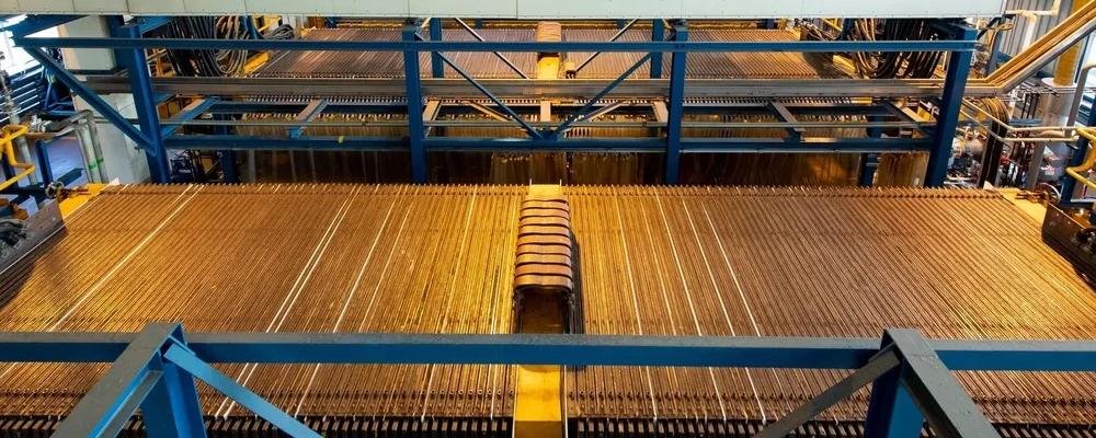 Elektrolys vid klor-alkali-anläggningen i Rotterdam
Foto: Nobian