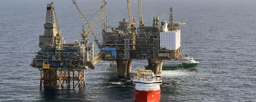 Equinors borrplatform. Foto: Equinor