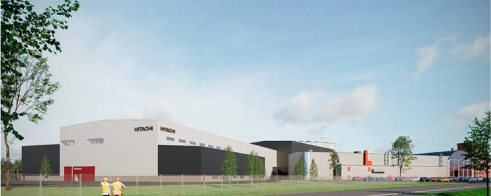 Hitachi Energys nya fabrik i Ludvika. Pressbild: Smidmek
