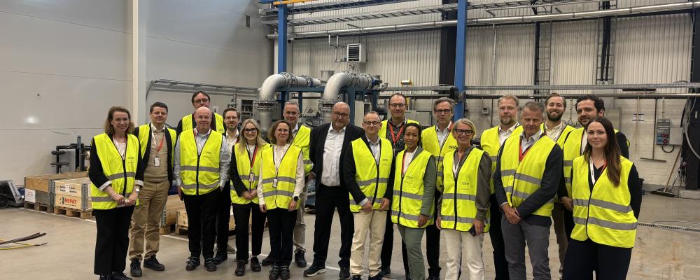 Hitachi Energy har öppnat sin anläggning i Landskrona för besök. Pressbild: Hitachi