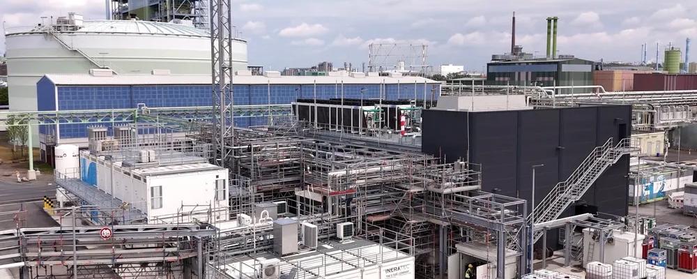 Inaretecs e-bränsleanläggning i Frankfurt am Main. Foto: Inaretec
