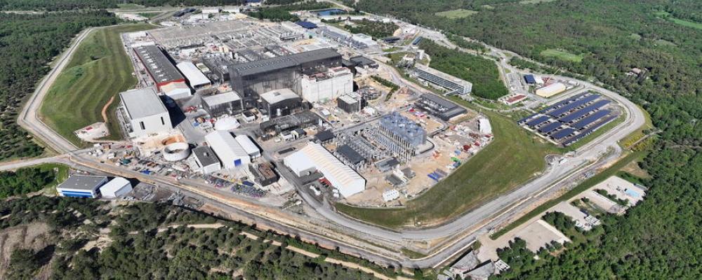 ITER:s anläggning för fusionsenergi i södra Frankrike. Foto: ITER