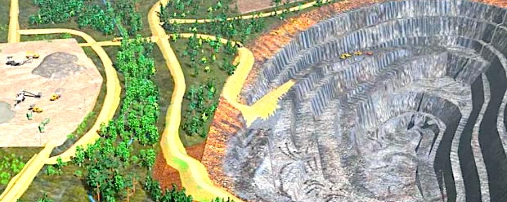 Palladium mineraler. Foto: Heraeus