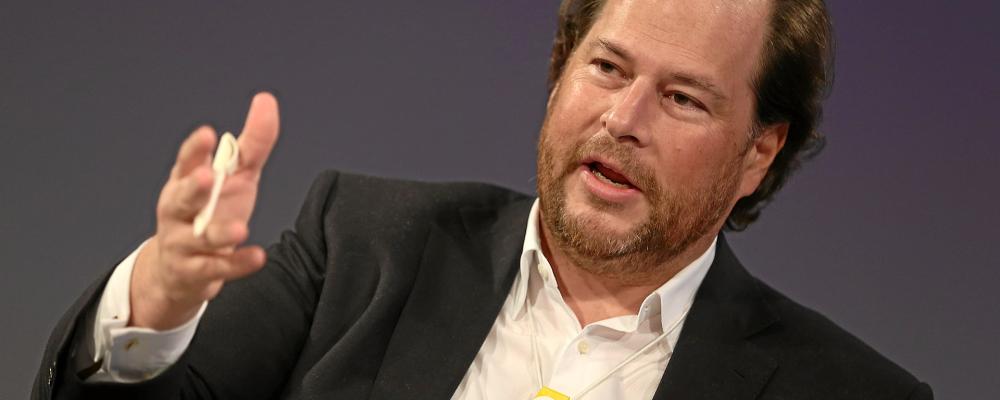 Salesforce grundare och vd Marc Benioff på World Economic Forum. Foto: WEF/Wikimedia Commons