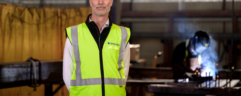Morgan Palmgren, vd på Smidmek. Fotograf: Roger Nellsjö/Smidmek