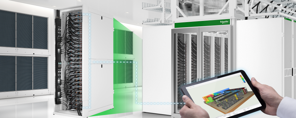 De nya datacenterlösningarna är specifikt utvecklade för att möta kraven från nästa generations AI-klusterarkitekturer. Bild: Schneider Electric