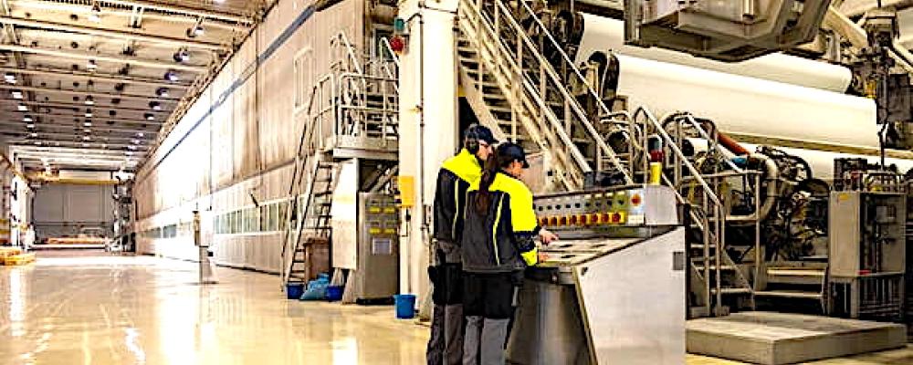 UPM upphör med produktionen vid Ettringens pappersbruk i Tyskland den 31 december. Nedläggningen berör 189 anställda. Foto: UPM