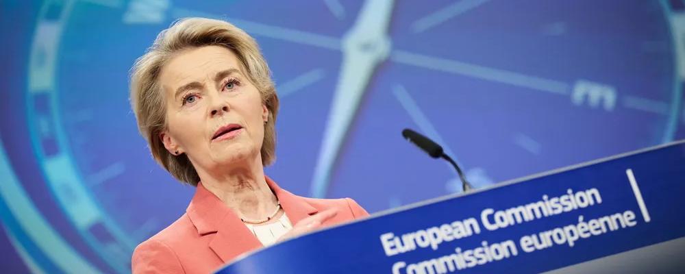 Europeiska kommissionens ordförande Ursula von der Leyen håller en presskonferens om Competitive Compass tidigare i veckan. Foto: Dati Bendo/Europeiska kommissionen