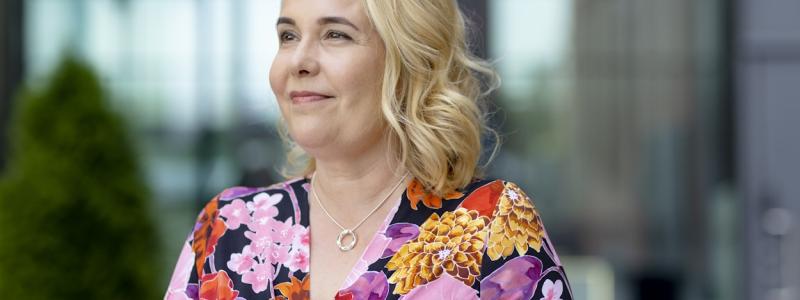 Pia Aaltonen-Forsell har tidigare varit ekonomichef på Outokumpu, en världsledande producent av hållbart rostfritt stål, sedan 2019. Foto: Northwolt.