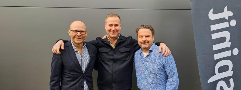 Fr.v. Martin Liljeberg, Niklas Lindwall och Bengt Nilsson. Foto: Spinit