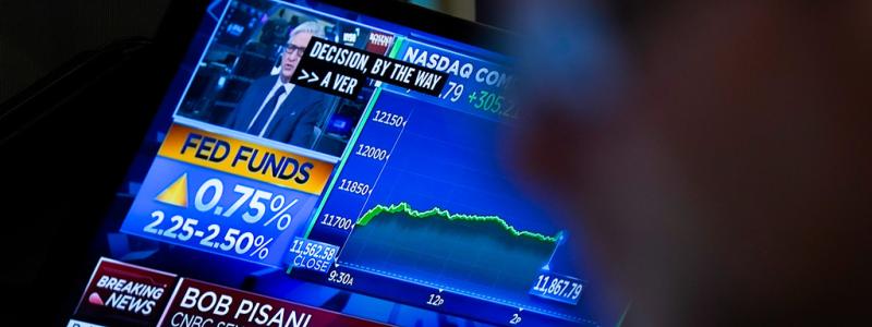 Seth Wenig/AP/TT: De tre ledande indexen på USA-börserna stängde på minus. Arkivbild.