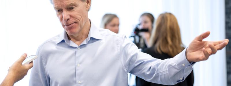 Johan Nilsson/TT: Prissättningssystemet för el måste förändras, säger Eric White, vd för etikettföretaget Air Labels och styrelseordförande för Packbridge, som samlar 140 företag inom förpackningsindustrin.