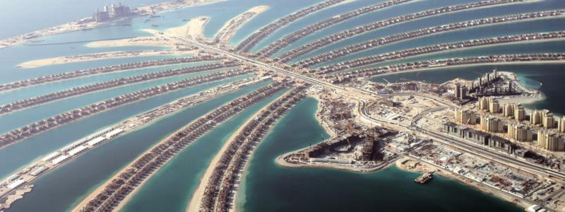 Kamran Jebreili/AP/TT: Huset, värt 850 miljoner kronor, ligger på den norra delen av den konstgjorda ön Palm Jumeirah. Arkivbild.