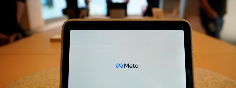 Eric Risberg/AP-TT: Facebook-ägaren Metas aktie gick mot strömmen på New York-börsen. Arkivbild.