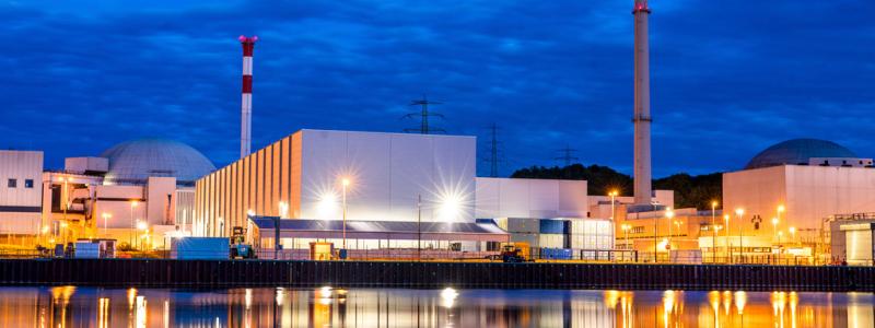 Christoph Schmidt/AP/TT: Kärnkraftverket Neckarwestheim norr om Stuttgart hyser en av tre tyska reaktorer som fortfarande är i drift. Arkivbild.