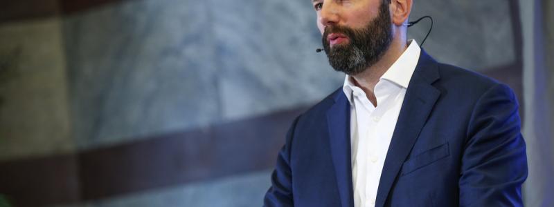 Fredrik Persson/TT: Mattias Dahl, vice vd Svenskt Näringsliv, ogillar fackens låglönesatsning. Arkivbild.