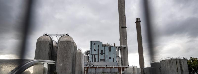 Johan Nilsson/TT: Heleneholmsverket kan producera fjärrvärme och el från biogas, naturgas eller olja. Arkivbild.
