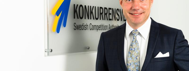 Andreas Eklund/Konkurrensverket/TT: Rikard Jermsten, generaldirektör på Konkurrensverket, säger att det är en "allvarlig överträdelse" att dela upp marknaden mellan sig. Arkivbild.