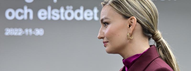 Jonas Ekströmer/TT: Regeringen och energi-och näringsminister Ebba Busch (KD) har en rad saker att reda ut innan elstödet till företag, kommuner, organisationer och föreningar kan börja betalas ut någon gång nästa år.