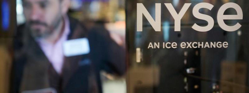 Seth Wenig/AP/TT: Stämningen var dämpad i börshuset i New York. Arkivbild.