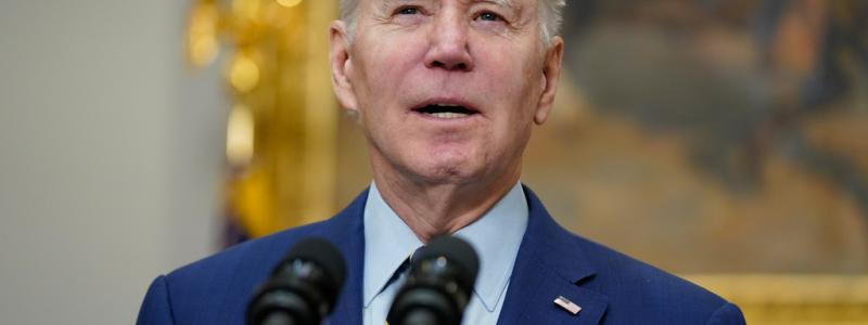 Evan Vucci/AP/TT: USA:s president Joe Biden planerar att hålla ett tal under tidig eftermiddag svensk tid med anledning av turerna kring två amerikanska banker.