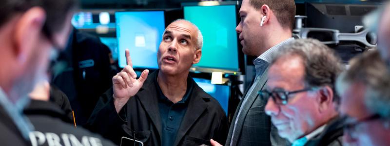 Craig Ruttle/AP/TT: Wall Street gick upp på torsdagen. Arkivbild.