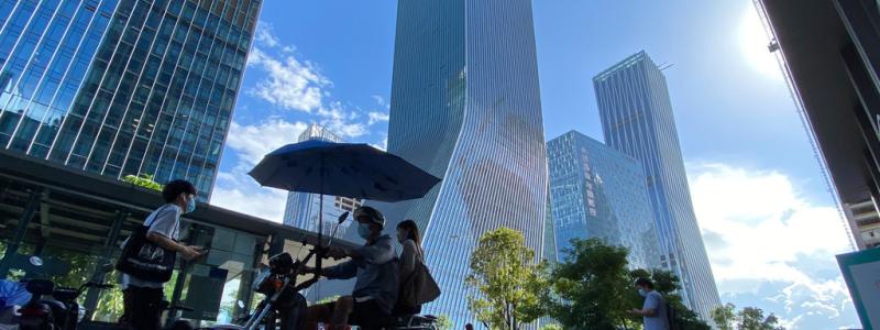 Ng Han Guan AP/TT: Business Sweden, som nyligen öppnat nytt kontor i Shenzhen, Kina, ser stor potential för svenska företag i Kina de kommande åren. Arkivbild