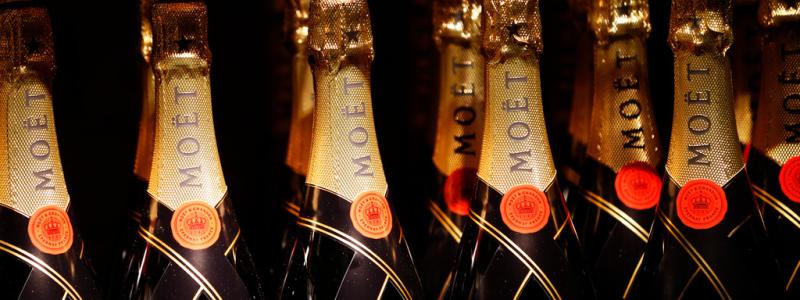 Lise Åserud/NTB/TT: Moet & Chandon ingår i franska LVMH. Arkivbild.