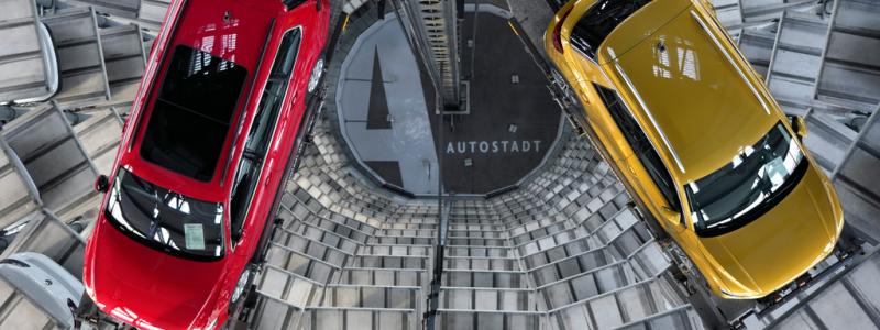 Michael Sohn/AP/TT: Volkswagens fabrik i tyska Wolfsburg. Arkivbild.