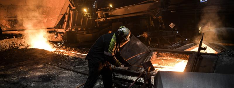 Anders Wiklund/TT: Lugnare industrikonjunktur. Arkivbild