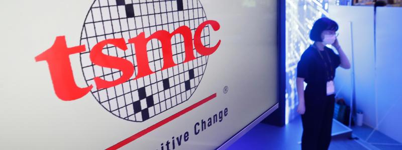 Chiang Ying-ying/AP/TT: Kunderna betar av lagren vilket sänker försäljningen av nya halvledare, rapporterar TSMC (Taiwan Semiconductor Manufacturing Company). Arkivbild.