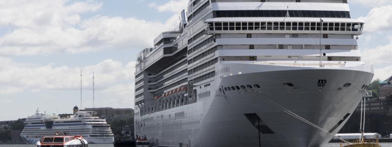 Leif Blom/TT: Antal passagerare som åkt till eller från svenska hamnar ökade under det första halvåret 2023. Arkivbild.