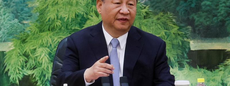 Leah Millis AP/TT: Politbyrån i Kina, under ledning av president XI Jinping, öppnar för lättnader i landets skuldtyngda fastighetssektor. Arkivbild.