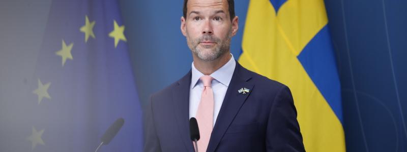 Caisa Rasmussen/TT: Bistånds- och utrikeshandelsminister Johan Forssell (M). Arkivbild.