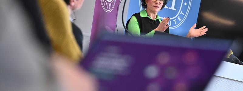 Claudio Bresciani/TT: Ylva Hedén Westerdahl, chef för Konjunkturinstitutets prognosavdelning. Arkivbild.