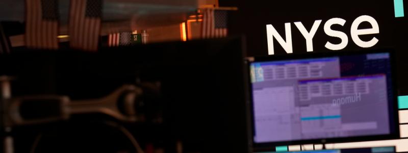 Seth Wenig/AP-TT: Tekniktunga Nasdaq-index ökade mer än två procent. Arkivbild.