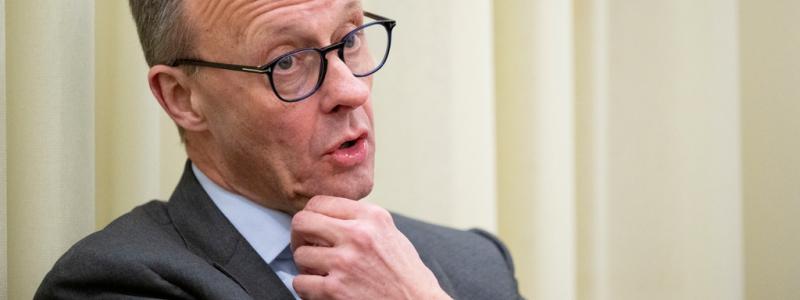 Henrik Montgomery/TT: Tyska oppositionspartiet CDU:s ledare Friedrich Merz på besök i Stockholm.