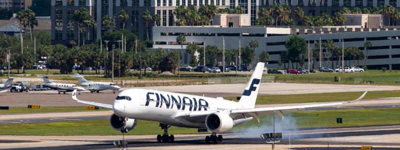 Chris Urso: Finnair erbjuder sina passagerare att boka om. Arkivbild.