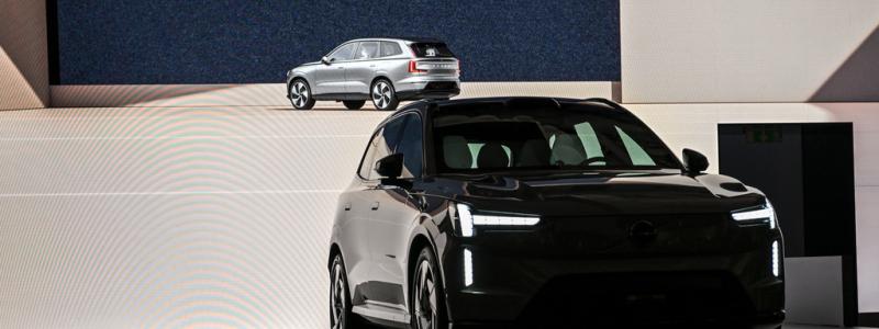 Anders Wiklund/TT: Volvo EX90, Volvo Cars helt elektriska suv. Arkivbild