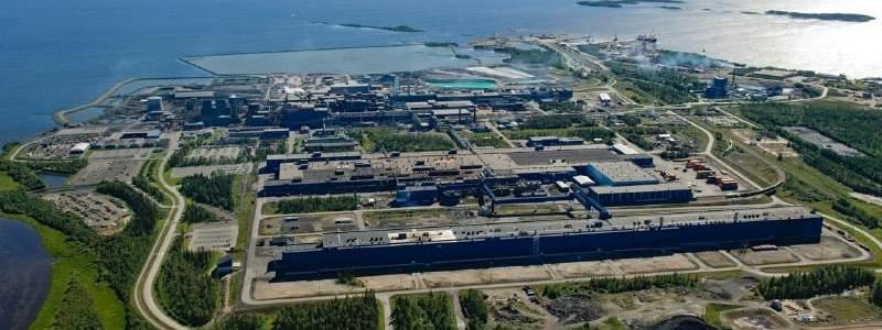 Anläggningen i Torneå. Foto: Outokumpu