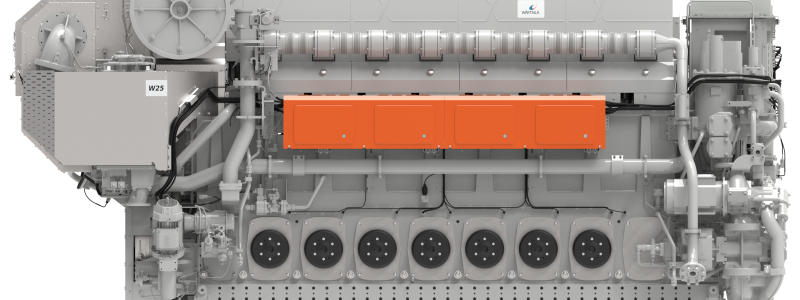 Wärtsilä-motor. Pressbild.